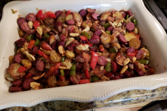 Sausage Pepper Potato Bake