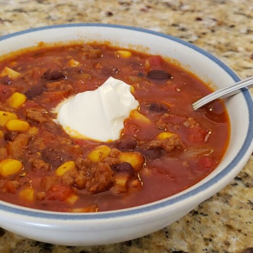 Slow Cooker Taco Soup - Simply Delicious Cooking